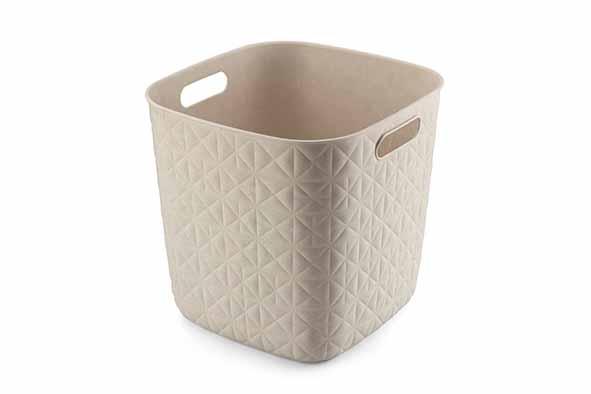Softex opbergmand cube 15 l, chalk white, 27,9 x 27,9 x 26,9 cm