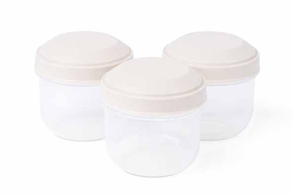 Rikko Snackbox Oat 3er-Set Ø 7,7 cm x H 7,5 cm