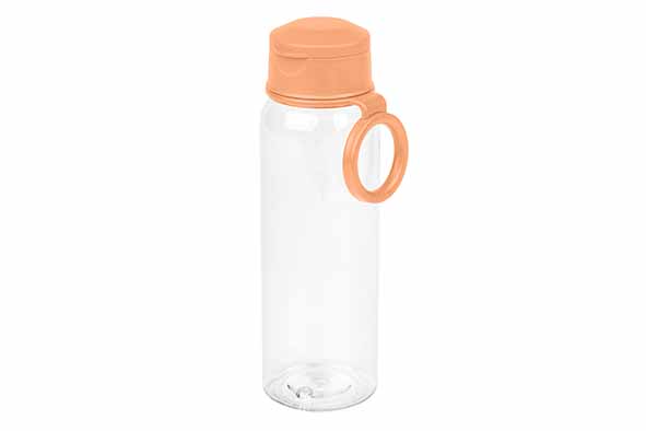 Drinkfles 500 ml, perzik, tritan, met handvat, Ø 6 x 22,5 cm