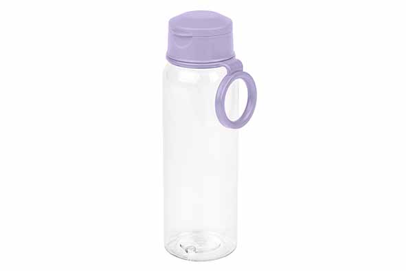 Drinkfles 500 ml, lavendel, tritan, met handvat, Ø 6 x 22,5 cm