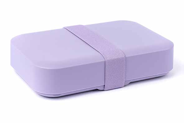 Amuse lunchbox large lavendel 21 x 14 x 5 cm