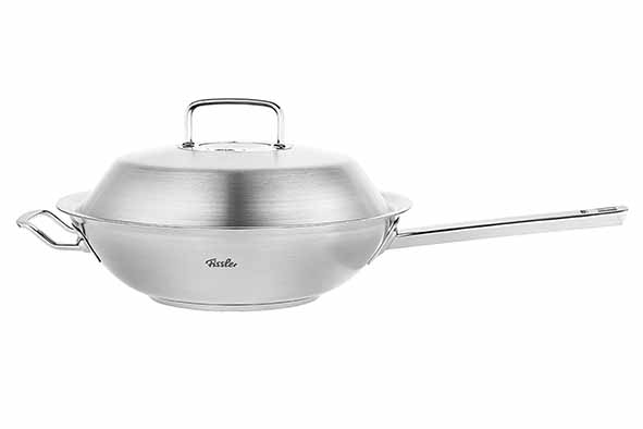 Wok Original-Profi Collection Roestvrij staal 18/10 Zilver Ø 30 cm 4,1 l