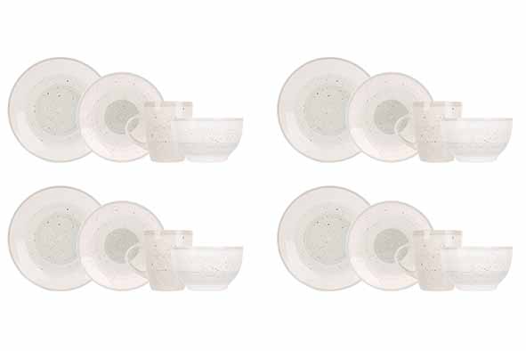 Mira Groen servies, set van 16