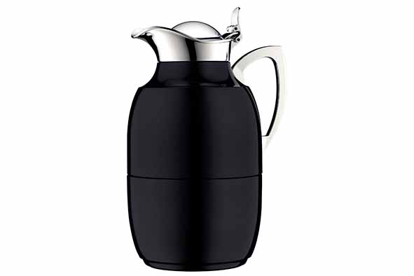 Juwel Karaffe satinschwarz matt 1 l, Ø 14,8 cm x H 26,5 cm