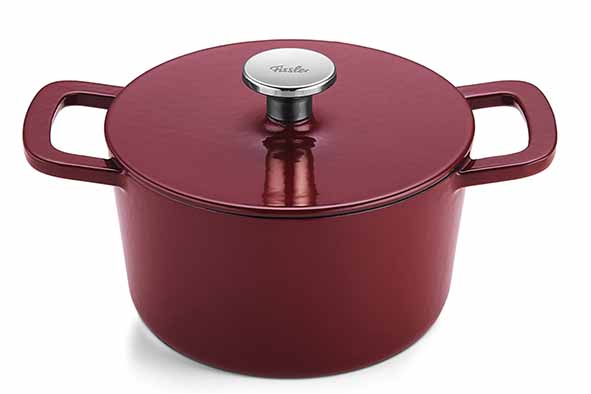 Moments Collection kookpot Burgundy Red D20 cm gietijzer