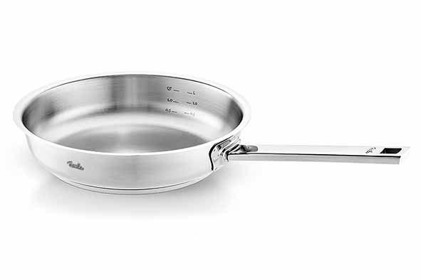 Original-Profi Collection poêle 24 cm, inox, 2 l - Fissler - Argent - Acier inoxydable 18/10