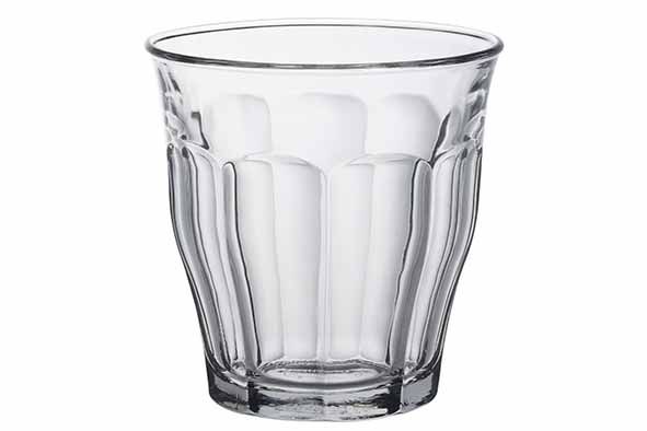 Picardie tumbler 25 cl set van 4 transparant Ø 8,7 x H 9 cm