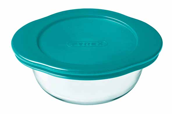 Cook & Store ovenschotel rond 1 l, 20 x 18 x 7 cm, met kunststof deksel