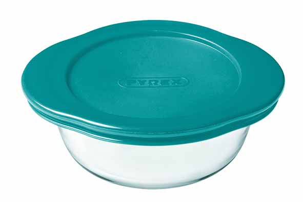 Cook & Store ovenschotel rond 2,3 l, 26 x 23 x 8 cm, met kunststof deksel