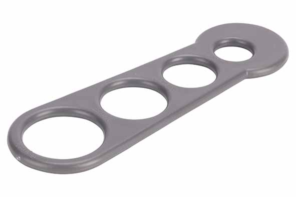 Spaghettimeter Kunststoff Cool Grey 8,2 x 21,5 x 1,2 cm