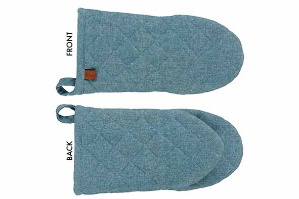 Stoff ovenwant green heron 30,5 x 16,5 x 4 cm, katoen/polyester, groen