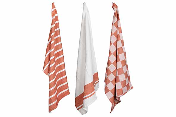 Stoff keukenhanddoek rust, set van 3 50 x 70 cm