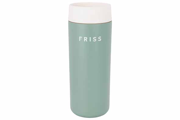 Friss travel mug geïsoleerd, 350 ml, roest, groen