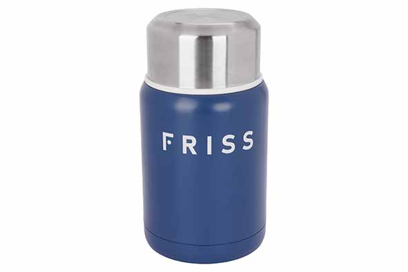 Friss voedingsdrager RVS 500 ml blauw