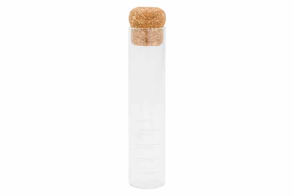 theefilter borosilicaat transparant, Ø 3,3 cm, 3,3 x 3,3 x 14,3 cm