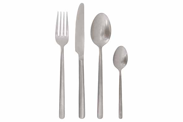 Olivia bestekset 16-delig, vintage, roestvrij staal 18/0