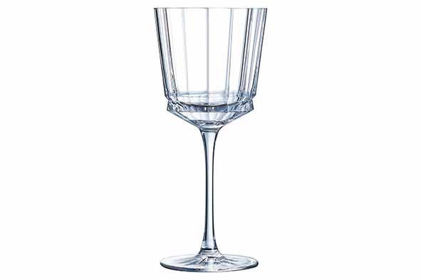 Macassar wijnglazen 170 ml, set van 4, Ø 9,3 x H 20,8 cm