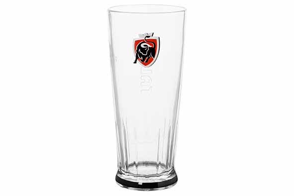 Jupiler Tauro glas, 33 cl, in geschenkdoos