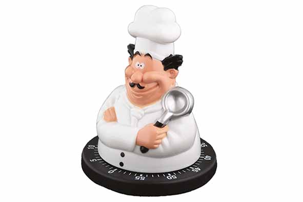 Kookwekker Chef Ø 7,6 cm, 8,2 x 8,2 x 10,5 cm