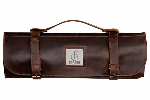 Essentials messenrol bruin leder 16 x 43 x 4 cm