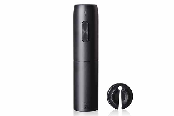 Tire-bouchon électrique noir rechargeable