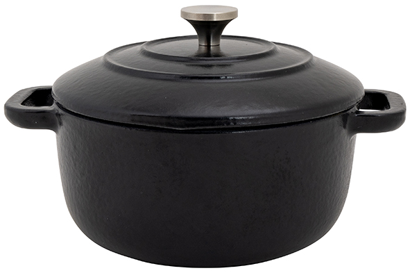 Fontestic mini stoofpot black, gietijzer, Ø 12 cm, 0,5 l