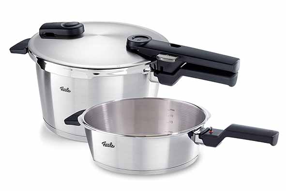 Vitaquick Premium snelkookpan set van 2, Ø 22 cm, 4,5 l en 2,5 l