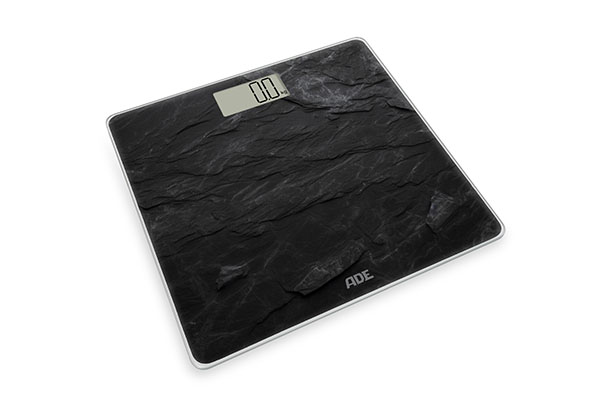 Digitale persönliche Waage amina slateblack 30 x 30 cm - 1x cr2032 - lcd display