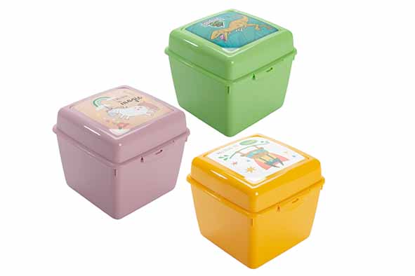 Sapporo Fantasy Animals Bewahrungsdose 15.9 x 15.7 x 14.4 cm 3er-Sortiment