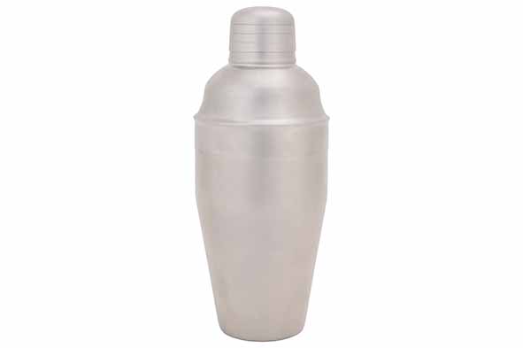 Barware Vintage cocktailshaker zilver Ø 8,4 cm, 0,5 l