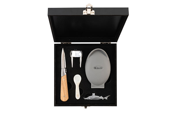Luxury Line set The Exclusive Edition voor kaviaar, oesters, champagne