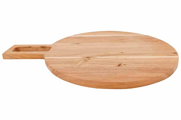 Acacia serveerplank rond 46,5 x 35 x 1,5 cm