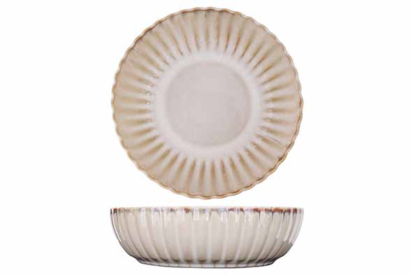 Astera Pearl slakom grijsblauw Ø 26,5 x 8 cm