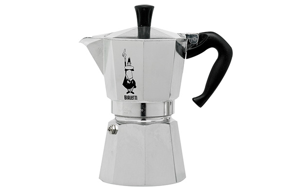 Moka koffiekan 6 kopjes aluminium