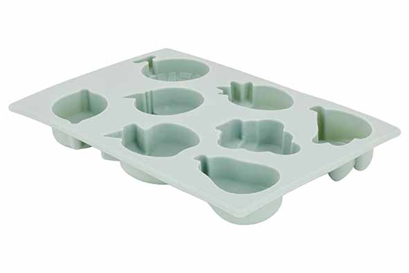 Silicone Selection moule à glaçons fruit silicone vert 14 x 9,5 x 1,5 cm