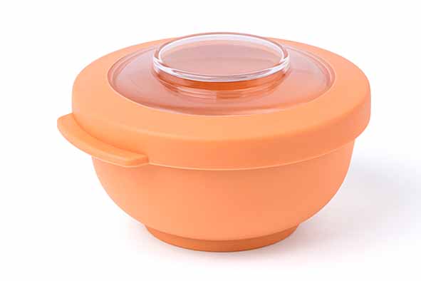 Tylla set van 3 Foodbowls perzik 0,2 l, Ø 10,4 cm, 10,5 x 10,5 x 18 cm