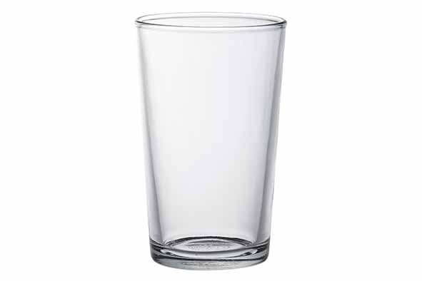 set van 6 Unie tumblers 28 cl transparant, Ø 7,3 cm, 22 x 16,5 x 13 cm