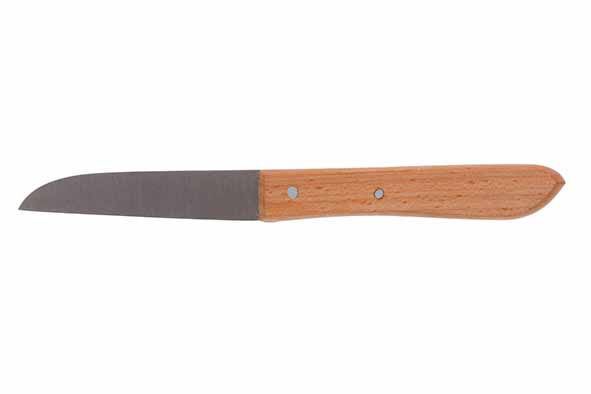Molenmes schilmes 85 mm, beuken handvat