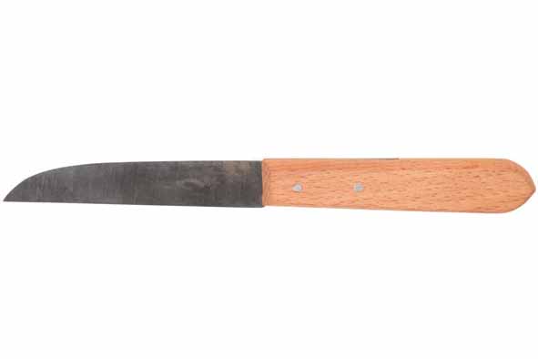 Schilmes 85 mm, niet roestvast staal, beuken handvat