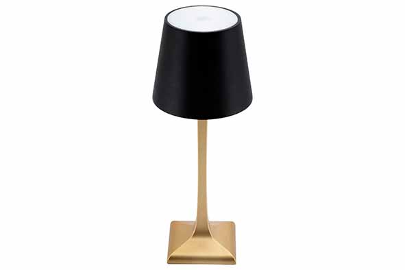 Tafellamp Rome Ø 10 cm, hoogte 26 cm, LED, dimbaar, met magnetische laadkabel