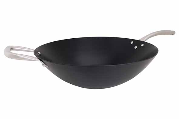 Fusion Pro wok D36cm met hulp greep, alle vuren, antikleef coating