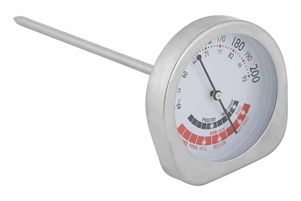Fleischthermometer rund, Ø 5 cm, Edelstahl