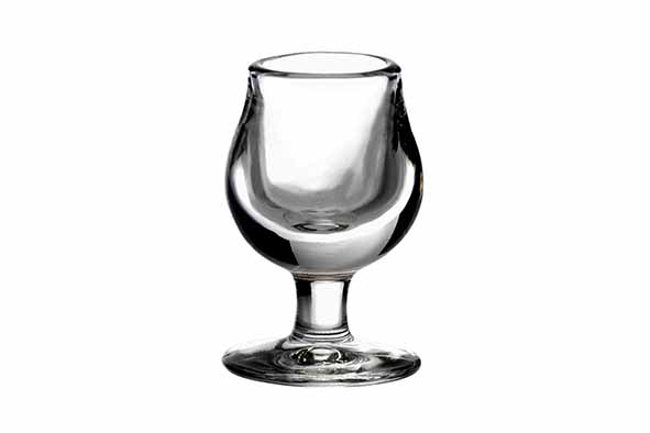 Degustatieglas 2 cl set van 6, Ø 4 cm