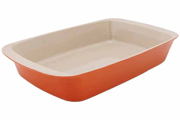Fontestic ovenschotel roest 34 x 21,5 x 5,8 cm, 2,25 l, steengoed