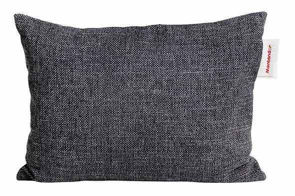 Warmtekussen infrarood donkergrijs textiel 50 x 38,5 x 14,2 cm