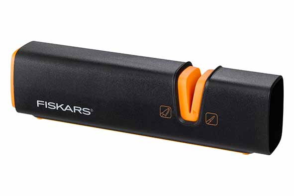 Edge Roll-Sharp messenslijper, zwart en oranje, 9,4 x 24 x 3,5 cm