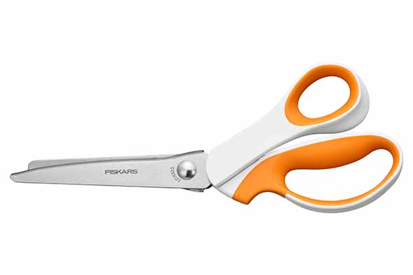 Premier pinking shears stainless steel white orange 24.2 cm