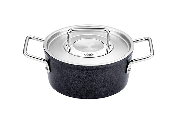 Adamant kookpot, 18 cm, 2 l, RVS deksel, antraciet