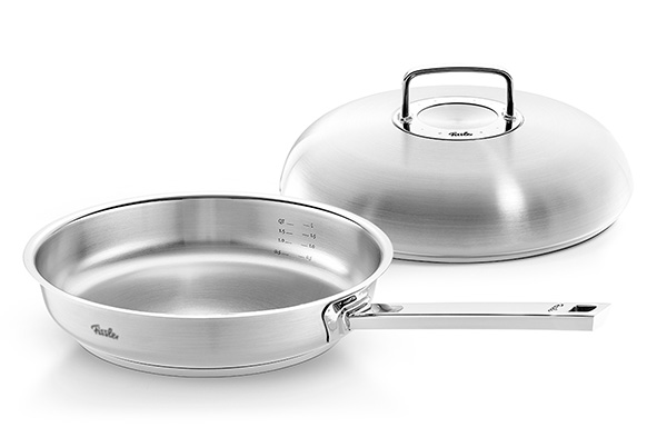 Braadpan Original-Profi Collection, 28 cm, 3 l, roestvrijstalen koepeldeksel, zilver
