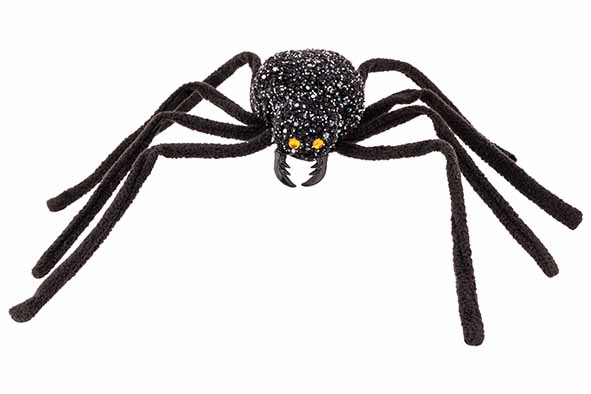Spider Diamond, schwarz, 20 x 13 x 5 cm, Textil